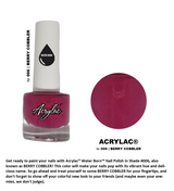 Water Based Nail Polish System | Shade #006 | BERRY COBBLER | Starter Set