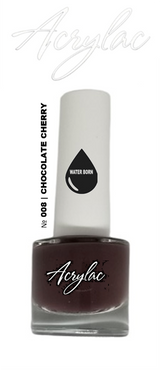 Water Based Nail Polish System | Shade #008 | CHOCOLATE CHERRY | Starter Set