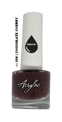 Water Based Nail Polish System | Shade #008 | CHOCOLATE CHERRY | Starter Set
