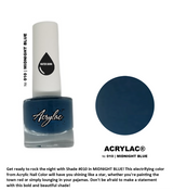 Water Based Nail Polish System | Shade #010 | MIDNIGHT BLUE | Starter Set