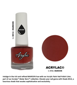 Water Based Nail Polish System | Shade #014 | MAROON | Starter Set