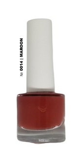 Water Based Nail Polish System | Shade #014 | MAROON | Starter Set