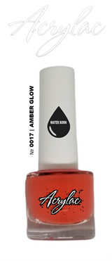 Water Based Nail Polish System | Shade #017 | AMBER GLOW | Starter Set