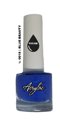 Water Based Nail Polish System | Shade #018 | BLUE BEAUTY | Starter Set