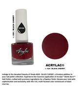 Water Based Nail Polish System | Shade #020 | BLACK CHERRY | Starter Set