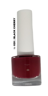Water Based Nail Polish System | Shade #020 | BLACK CHERRY | Starter Set