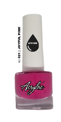 Water Based Nail Polish System | Shade #021 | JOYFUL PINK | Starter Set
