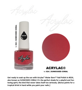 Water Based Nail Polish System | Shade #024 | SUNKISSED CORAL | Starter Set