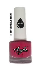 Water Based Nail Polish System | Shade #027 | DAZZLE BERRY | Starter Set