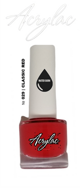 Water Based Nail Polish System | Shade #029 | CLASSIC RED | Starter Set