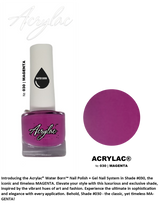 Water Based Nail Polish System | Shade #030 | MAGENTA | Starter Set