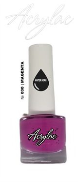Water Based Nail Polish System | Shade #030 | MAGENTA | Starter Set