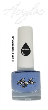 Water Based Nail Polish System | Shade #034 | PERIWINKLE | Starter Set
