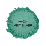 Powder Polish Nail Color Kit | MINT SILVER | N0. 034