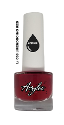 Water Based Nail Polish System | Shade #035 | MENDOCINA RED | Starter Set