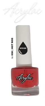 Water Based Nail Polish System | Shade #038 | HOT ROD | Starter Set