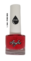 Water Based Nail Polish System | Shade #046 | FIRE RED | Starter Set