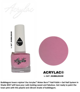 Water Based Nail Polish System | Shade #047 | BUBBLE GUM | Starter Set