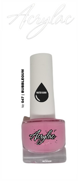 Water Based Nail Polish System | Shade #047 | BUBBLE GUM | Starter Set