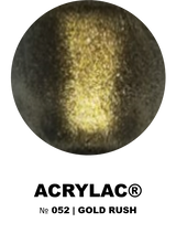 Water Based Nail Polish | Shade #052 | GOLD RUSH/BLACK GOLD | Acrylac® Water Born™ Nail Color System | Starter Set