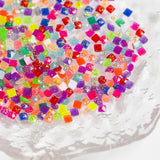 Aneway® Gem Jam™ | COLOR NAIL GEL | GEMSTONE JELLIES-2-MATCH WITH GLITTER | SQUARE FACETED FLATBACK