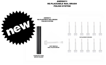 REPLACEABLE NAIL POLISH BRUSH TOOL KIT