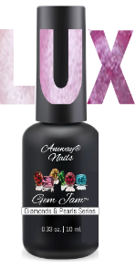 Aneway® Gem Jam™ | NEW! ONE-STEP NO WIPE FORMULA | PROFESSIONAL UV/LED SOLID COLOR NAIL GEL | LUX DIAMONDS & PEARLS | 3-COLOR BOX SET | RED SERIES #1, #2, #3