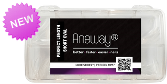 LUXE SERIES™  PRO GEL TIPS™ | PERFECT LENGTH | {EXTRA SHORT OVAL} SOFT GEL NAIL TIPS | 192 CT. LARGE 12 SLOT PRO STORAGE BOX