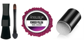 Powder Polish Nail Color Kit | RED/BLUE | N0. 015