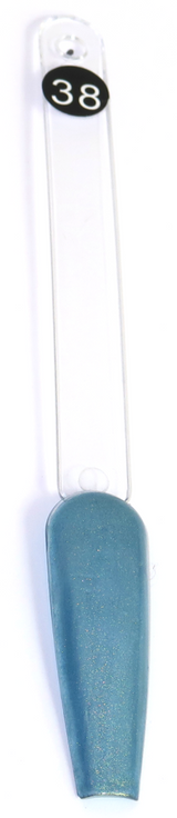 Powder Polish Nail Color Kit | DEEP BLUE GREEN GOLD | N0. 038