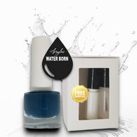 Water Based Nail Polish System | Shade #010 | MIDNIGHT BLUE | Starter Set