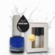 Water Based Nail Polish System | Shade #018 | BLUE BEAUTY | Starter Set