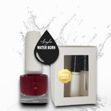Water Based Nail Polish System | Shade #020 | BLACK CHERRY | Starter Set