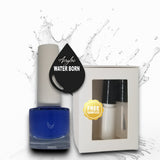 Water Based Nail Polish System | Shade #023 | BLUE BAYOU | Starter Set