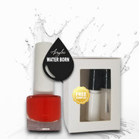 Water Based Nail Polish System | Shade #036 | RED ALERT | Starter Set