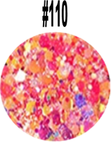 Aneway® Gem Jam™ No-Wipe Builder Nail Gel | ONE STEP, UV/LED GEL NAIL COLOR |  "SMOOTH & CREAMY" | #110 | HOLO Sequin + Glitter Nail Color Collection