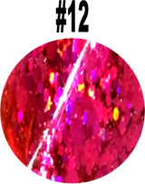 Aneway® Gem Jam™ No-Wipe Builder Nail Gel | ONE STEP, UV/LED GEL NAIL COLOR |  "SMOOTH & CREAMY" | #12 | HOLO Sequin + Glitter Nail Color Collection