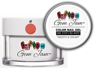 Aneway® Gem Jam™ | No-Wipe, One Step Gel Nail Color | #7 | STOP TRAFFIC RED | 1/2 oz. Jar + *Free Bonus(s)