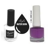 Water Based Nail Polish System | Shade #003 | DEEP LILAC | Starter Set