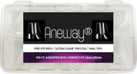 PRE-ETCHED® Pro Gel Tips™ | BALLERINA | 100 CT. PRO BOX