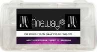 PRE-ETCHED® PRO GEL TIPS™ | BALLERINA | 250 CT. FULL COVER GEL NAILS