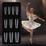 PRE-ETCHED® PRO GEL TIPS™ | BALLERINA | 250 CT. FULL COVER GEL NAILS