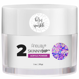 SKINNY DIP™ Ultra "Fine" Advanced Acrylic Dip System Nail Powder (Smooth as Gel) | BORN TO SPARKLE™ | SKU: BTSNP-10 | 1 OZ.