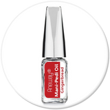Mani + Pedi™ CUTICLE OIL - infused with *Gingerbread (EO) - Travel Size Glass Bottle (Brush-On) - Never Sticky or Greasy!