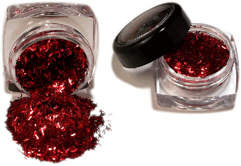 Mirrored Metallic Sparkling Red ROD GLAMOROUS™