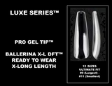 LUXE SERIES™  PRO GEL TIPS™ | XXL BALLERINA | 252 CT. FULL COVER NAILS