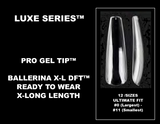 LUXE SERIES™  PRO GEL TIPS™ | XXL BALLERINA | 252 CT. Full Coverage Gel Nail Tips