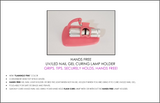FLASH CURE™ MINI HAND HELD UV/LED NAIL GEL CURING LIGHT + HANDS FREE™  DESK TOP LAMP HOLDER