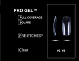 PRE-ETCHED® PRO GEL TIPS™ | SQUARE | 250 CT. FULL COVER NAILS