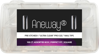 PRE-ETCHED® Pro Gel Tips™ | SQUARE | 100 CT. PRO BOX
